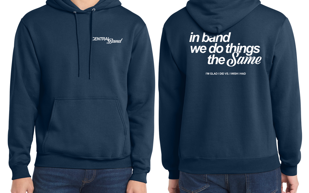 2026 Central JH Band – Navy Pullover Hoodie