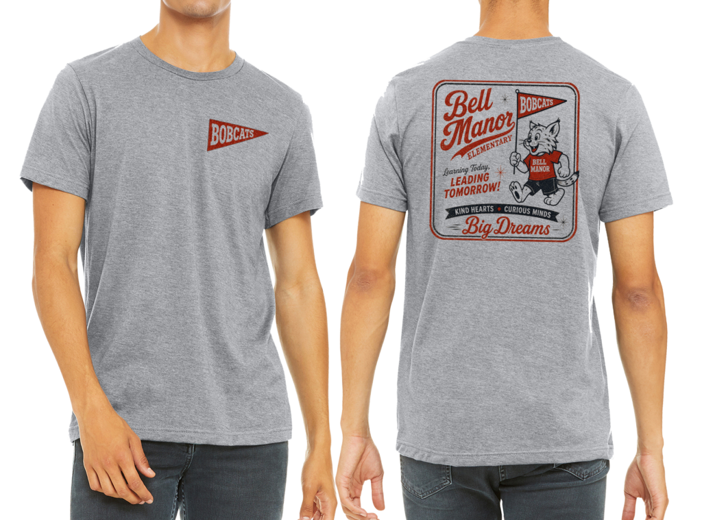 Bell Manor Elementary Vintage Bobcat T-Shirt