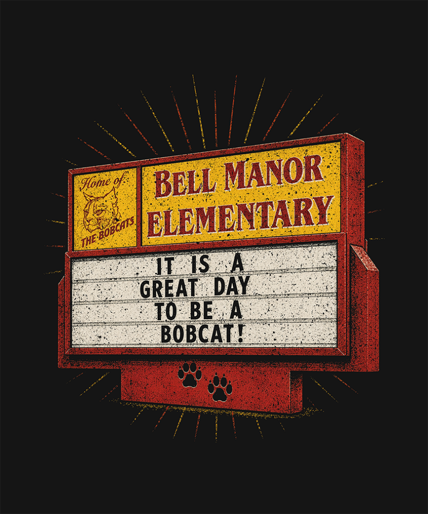 Bell Manor Elementary Sign T-Shirt